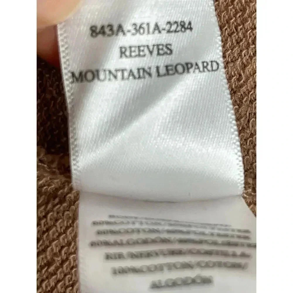 Rails Reeves Mountain Leopard crew neck sweater size M New - Picture 7 of 13
